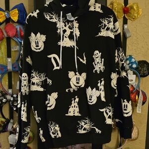 Disney Black and White Character Sweatshirt